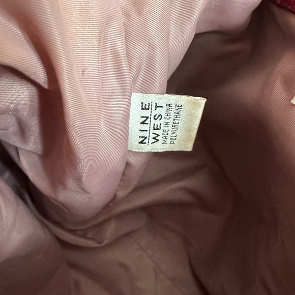 NINE WEST CROCODILE HOBO BAG in PINK - Picture 2 of 7